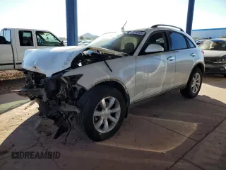 2003 Infiniti FX35 w/Options with VIN JNRAS08W33X204827, listed as a Copart auction lot 80280484 with 229,439 mi miles and Salvage Title. Bid and sale history available at carsss.com. Image 1.