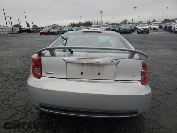 2003 Toyota Celica GT with VIN JTDDR32T530166373, listed as a Copart auction lot 85332084 with 0 mi miles and Salvage Title. Bid and sale history available at carsss.com. Image 6.