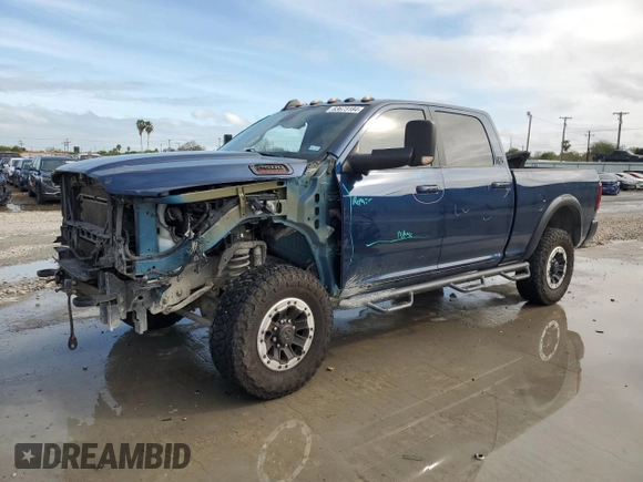 2021 Ram 2500 Power Wagon z VIN 3C6TR5EJ9MG633123, wystawiony jako Copart lot #83673184 z przebiegiem 132 507 mil mil oraz Szkoda całkowita • Salvage title. Historia ofert i sprzedaży dostępna na DreamBid. Obrazek 1.