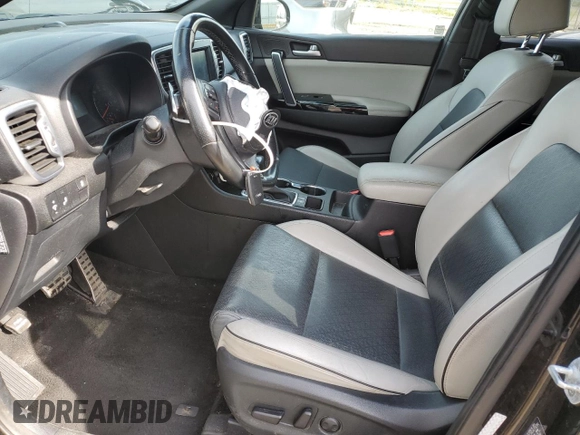 2018 Kia Sportage EX with VIN KNDPN3AC9J7398389, listed as a Copart auction lot 55902125 with 154,786 mi miles and Salvage title. Bid and sale history available at DreamBid. Image 7.