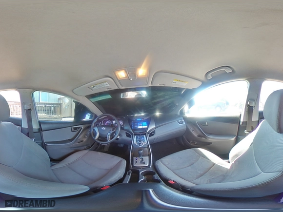 2013 Hyundai Elantra GLS PZEV with VIN 5NPDH4AE9DH261714, listed as a Copart auction lot 52478565 with 308,657 mi miles and Salvage Title. Bid and sale history available at carsss.com. Image 12.