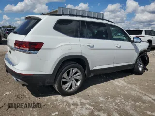 2023 Volkswagen Atlas SE with VIN 1V2JR2CA0PC549599, listed as a Copart auction lot 47189555 with 18,291 mi miles and Non repairable. Bid and sale history available at DreamBid. Image 3.