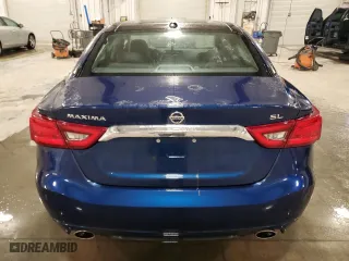 2018 Nissan Maxima SL with VIN 1N4AA6AP6JC383853, listed as a Copart auction lot 48490015 with 0 mi miles and Salvage Title. Bid and sale history available at carsss.com. Image 6.