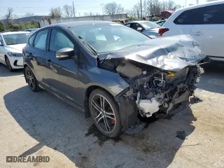 2017 Ford Focus ST with VIN 1FADP3L90HL347823, listed as a Copart auction lot 48368944 with 26,591 mi miles and Salvage Title. Bid and sale history available at carsss.com. Image 4.