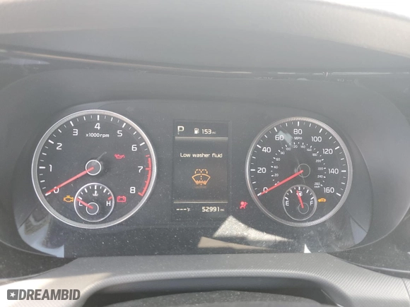 2022 Kia K5 LXS with VIN 5XXG14J21NG152166, listed as a Copart auction lot 51154155 with 52,991 mi miles and Salvage Title. Bid and sale history available at carsss.com. Image 9.