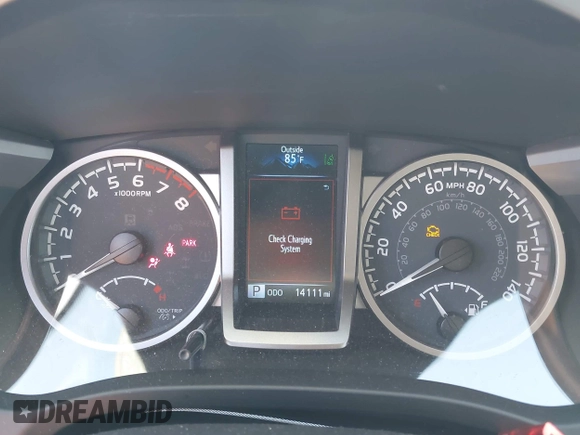 2023 Toyota Tacoma SR with VIN 3TMCZ5AN1PM654572, listed as a IAAI auction lot 42312575 with 14,111 mi miles and . Bid and sale history available at DreamBid. Image 7.