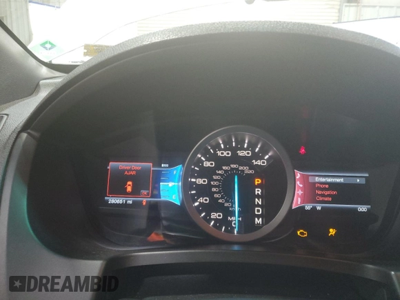 2012 Ford Explorer Limited with VIN 1FMHK8F89CGB01750, listed as a Copart auction lot 50896525 with 280,651 mi miles and Clean Title. Bid and sale history available at DreamBid. Image 9.