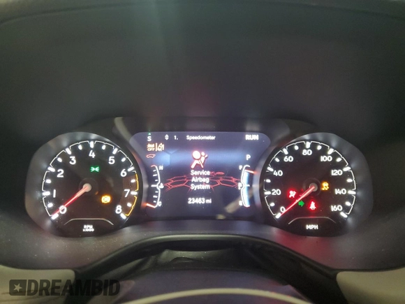 2022 Jeep Compass High Altitude with VIN 3C4NJDCBXNT187331, listed as a Copart auction lot 52526315 with 23,463 mi miles and Salvage Title. Bid and sale history available at DreamBid. Image 9.