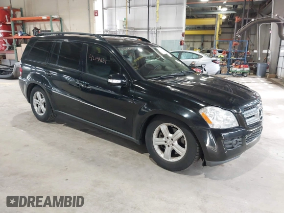 2007 Mercedes-Benz GL 450 with VIN 4JGBF71E57A109564, listed as a IAAI auction lot 42044634 with 177,844 mi miles and . Bid and sale history available at DreamBid. Image 1.
