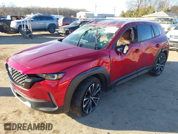 2023 Mazda CX-50 2.5 Turbo with VIN 7MMVABXY0PN119903, listed as a IAAI auction lot 41445752 with Not Provided miles. Bid and sale history available at carsss.com. Image 2.