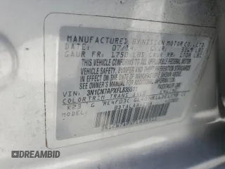 2015 Nissan Versa SV with VIN 3N1CN7APXFL835511, listed as a Copart auction lot 54105085 with 168,382 mi miles and Salvage Title. Bid and sale history available at carsss.com. Image 12.