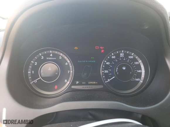2014 Hyundai Azera Limited with VIN KMHFH4JG4EA400016, listed as a Copart auction lot 70644224 with 229,038 mi miles and Clean Title. Bid and sale history available at carsss.com. Image 9.