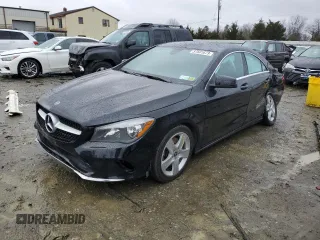 2018 Mercedes-Benz CLA with VIN WDDSJ4EBXJN613762, listed as a Copart auction lot 37501673 with 59,646 mi miles. Bid and sale history available at carsss.com. Image 1.
