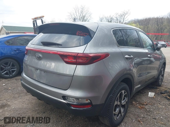 2020 Kia Sportage LX with VIN KNDPMCAC6L7630193, listed as a IAAI auction lot 42073485 with 48,743 mi miles. Bid and sale history available at carsss.com. Image 21.