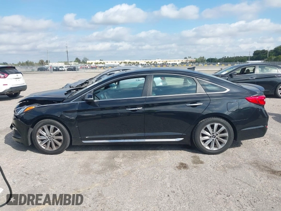 2017 Hyundai Sonata Sport with VIN 5NPE34AF0HH529891, listed as a IAAI auction lot 41607852 with 65,235 mi miles. Bid and sale history available at carsss.com. Image 14.