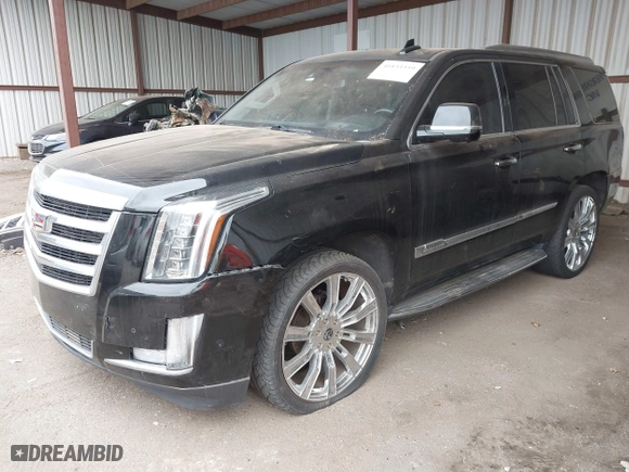 2017 Cadillac Escalade Luxury with VIN 1GYS4BKJ7HR201264, listed as a IAAI auction lot 41833359 with 187,107 mi miles. Bid and sale history available at carsss.com. Image 18.