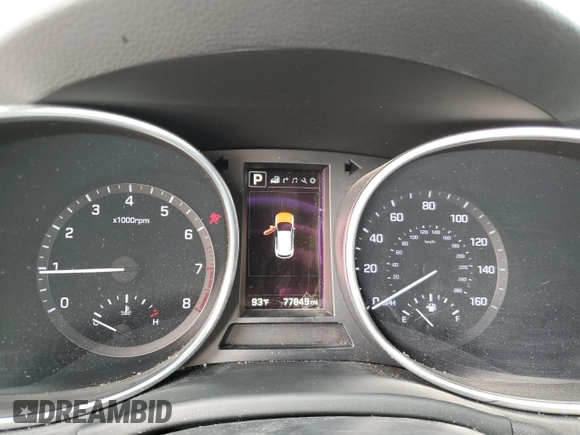 2017 Hyundai Santa Fe Ultimate с VIN 5XYZWDLA8HG496723, выставлен на аукционе Copart как лот 60259005 с пробегом 77 849 миль миль и Списание • Salvage title. История ставок и продаж доступна на DreamBid. Изображение 9.