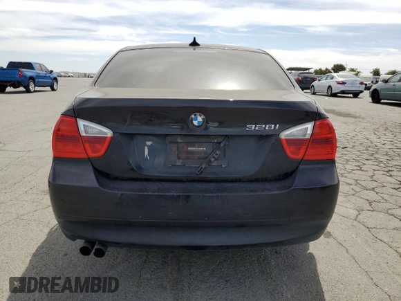 2007 BMW 3 Series 328i с VIN WBAVC53547FZ81441, выставлен на аукционе Copart как лот 63587525 с пробегом Не указан миль и Чистый • Clean title. История ставок и продаж доступна на DreamBid. Изображение 6.