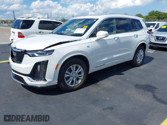 2024 Cadillac XT6 AWD Luxury with VIN 1GYKPBR4XRZ742186, listed as a IAAI auction lot 42265469 with 16,688 mi miles and . Bid and sale history available at DreamBid. Image 17.