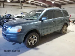 2005 Honda Pilot EX with VIN 5FNYF18425B059025, listed as a Copart auction lot 50590455 with 246,159 mi miles and Salvage Title. Bid and sale history available at carsss.com. Image 1.