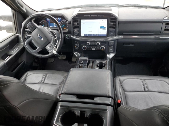2023 Ford F-150 XL with VIN 1FTFW1E80PFB21597, listed as a Copart auction lot 44261435 with 55,566 mi miles and Salvage Title. Bid and sale history available at carsss.com. Image 8.