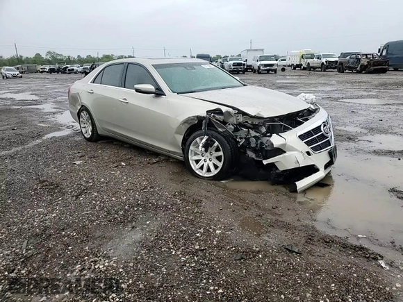 2014 Cadillac CTS Luxury RWD with VIN 1G6AR5S35E0170749, listed as a Copart auction lot 50735645 with 105,638 mi miles and Salvage Title. Bid and sale history available at DreamBid. Image 10.