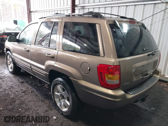 2001 Jeep Grand Cherokee Limited with VIN 1J4GW58N51C581743, listed as a IAAI auction lot 41768215 with 195,862 mi miles. Bid and sale history available at carsss.com. Image 3.