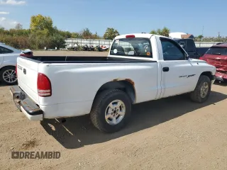 2001 Dodge Dakota with VIN 1B7FL26X91S132570, listed as a Copart auction lot 72270094 with 118,842 mi miles and Salvage Title. Bid and sale history available at carsss.com. Image 3.