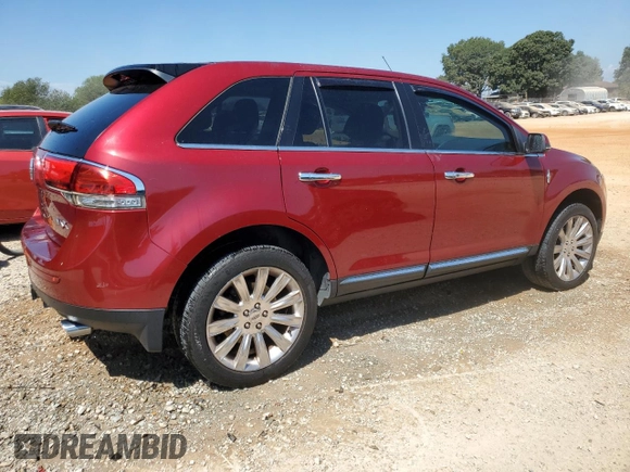 2013 Lincoln MKX with VIN 2LMDJ6JK9DBL19743, listed as a Copart auction lot 69580214 with 180,695 mi miles and Salvage Title. Bid and sale history available at DreamBid. Image 3.