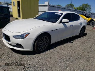 2016 Maserati Ghibli z VIN ZAM57XSA8G1166993, wystawiony jako Copart lot #51677735 z przebiegiem 58 215 mil mil oraz Tytuł czysty. Historia ofert i sprzedaży dostępna na DreamBid. Obrazek 1.