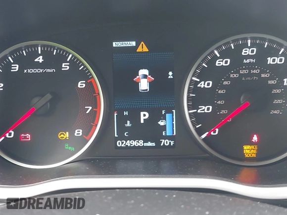 2024 Mitsubishi Eclipse Cross SE with VIN JA4ATWAA2RZ043201, listed as a IAAI auction lot 42103586 with 24,968 mi miles and . Bid and sale history available at DreamBid. Image 7.