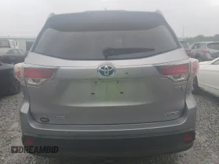 2015 Toyota Highlander Hybrid Limited with VIN 5TDDCRFH3FS009923, listed as a Copart auction lot 64925563 with 96,911 mi miles and Salvage Title. Bid and sale history available at carsss.com. Image 6.