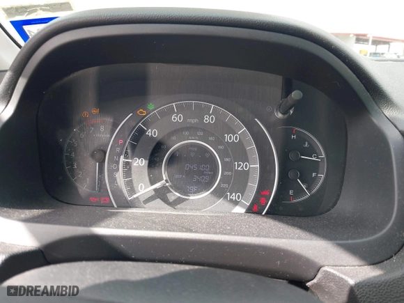 2016 Honda CR-V EX-L with VIN 2HKRM3H74GH502182, listed as a IAAI auction lot 41490125 with 45,100 mi miles. Bid and sale history available at carsss.com. Image 7.