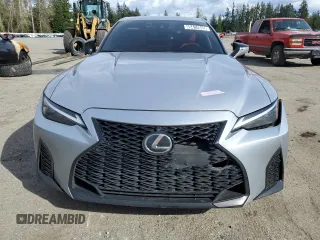 2023 Lexus IS with VIN JTHAP1D24P5003139, listed as a Copart auction lot 49474945 with 48,780 mi miles and Clean Title. Bid and sale history available at carsss.com. Image 5.