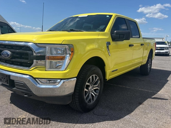 2021 Ford F-150 XL with VIN 1FTFW1E10MFC27191, listed as a Copart auction lot 54601625 with 101,784 mi miles and Clean Title. Bid and sale history available at carsss.com. Image 2.
