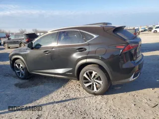2020 Lexus NX with VIN JTJGJRDZ5L2133271, listed as a Copart auction lot 41495555 with 118,536 mi miles and Salvage Title. Bid and sale history available at carsss.com. Image 2.