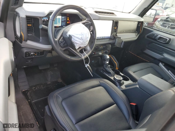 2023 Ford Bronco with VIN 1FMDE5CP1PLA92944, listed as a Copart auction lot 66625304 with 115,179 mi miles and Salvage Title. Bid and sale history available at carsss.com. Image 8.
