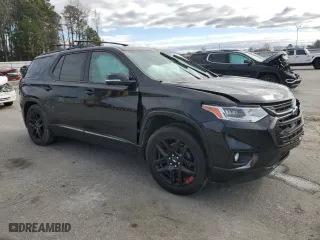 2018 Chevrolet Traverse Premier with VIN 1GNEVJKW9JJ158614, listed as a Copart auction lot 48043745 with 90,682 mi miles and Salvage Title. Bid and sale history available at carsss.com. Image 4.
