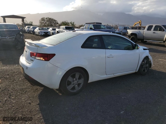 2012 Kia Forte Koup EX with VIN KNAFU6A28C5583973, listed as a Copart auction lot 76594584 with 168,297 mi miles and Salvage Title. Bid and sale history available at carsss.com. Image 3.