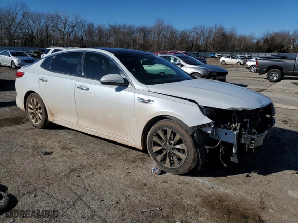 2016 Kia Optima EX with VIN 5XXGU4L33GG091144, listed as a Copart auction lot 43603885 with 132,522 mi miles and Salvage Title. Bid and sale history available at carsss.com. Image 4.