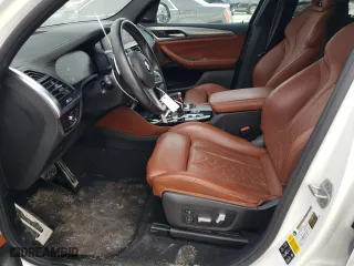 2021 BMW X3 M with VIN 5YMTS0C03M9F40179, listed as a Copart auction lot 80927493 with 35,512 mi miles. Bid and sale history available at carsss.com. Image 7.