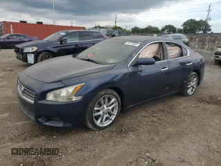 2011 Nissan Maxima S with VIN 1N4AA5AP4BC800821, listed as a Copart auction lot 58118585 with 149,796 mi miles and Non repairable. Bid and sale history available at DreamBid. Image 1.
