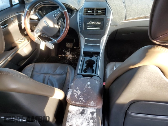 2013 Lincoln MKZ with VIN 3LN6L2JK0DR821100, listed as a Copart auction lot 89346085 with 133,983 mi miles and Salvage Title. Bid and sale history available at DreamBid. Image 8.