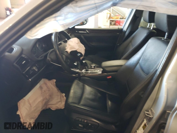2017 BMW X3 xDrive28i with VIN 5UXWX9C56H0T11329, listed as a Copart auction lot 44760645 with 147,089 mi miles and Salvage Title. Bid and sale history available at DreamBid. Image 7.