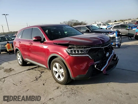 2021 Kia Sorento LX with VIN 5XYRG4LC8MG070183, listed as a Copart auction lot 49728725 with 49,316 mi miles and Salvage Title. Bid and sale history available at carsss.com. Image 12.