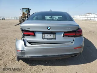 2023 BMW 5 Series 530i xDrive with VIN WBA13BJ0XPWY17065, listed as a Copart auction lot 50660805 with 0 mi miles and Salvage Title. Bid and sale history available at carsss.com. Image 6.
