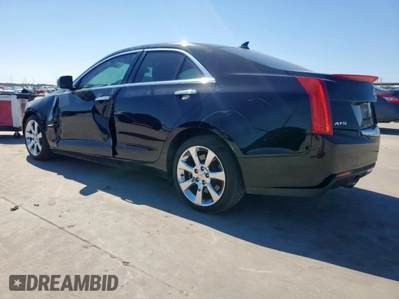 2014 Cadillac ATS Standard RWD with VIN 1G6AA5RX7E0128020, listed as a Copart auction lot 48492835 with 94,573 mi miles and Salvage title. Bid and sale history available at DreamBid. Image 2.
