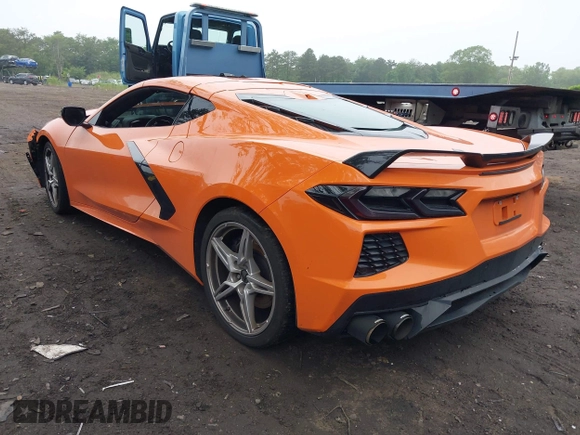 2022 Chevrolet Corvette 2LT with VIN 1G1YB2D4XN5111891, listed as a IAAI auction lot 42445789 with 41,672 mi miles and . Bid and sale history available at DreamBid. Image 3.