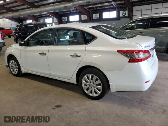 2014 Nissan Sentra SV with VIN 3N1AB7AP0EL686380, listed as a Copart auction lot 56187595 with 115,738 mi miles and Clean Title. Bid and sale history available at DreamBid. Image 2.