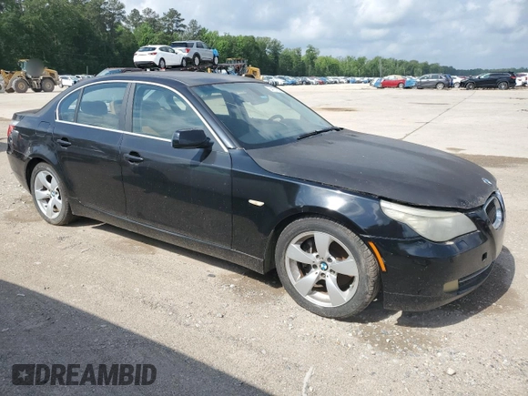 2008 BMW 5 Series 528i with VIN WBANU53558CT01921, listed as a Copart auction lot 54101055 with 112,277 mi miles and Clean Title. Bid and sale history available at carsss.com. Image 4.